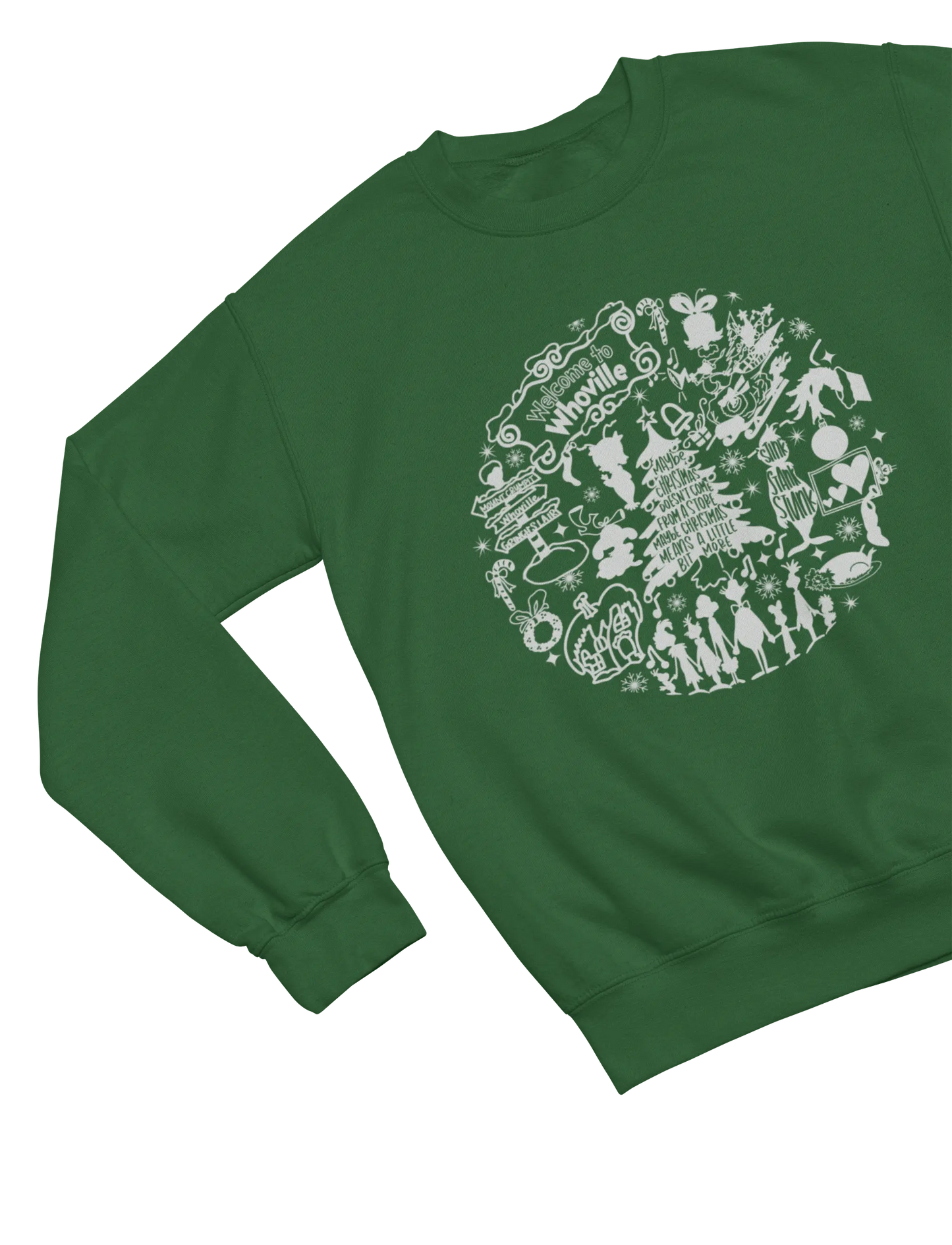 Clothing Whoville Christmas Sweatshirt & T-Shirt | Funny Grinch Inspired Design Poster Kingz