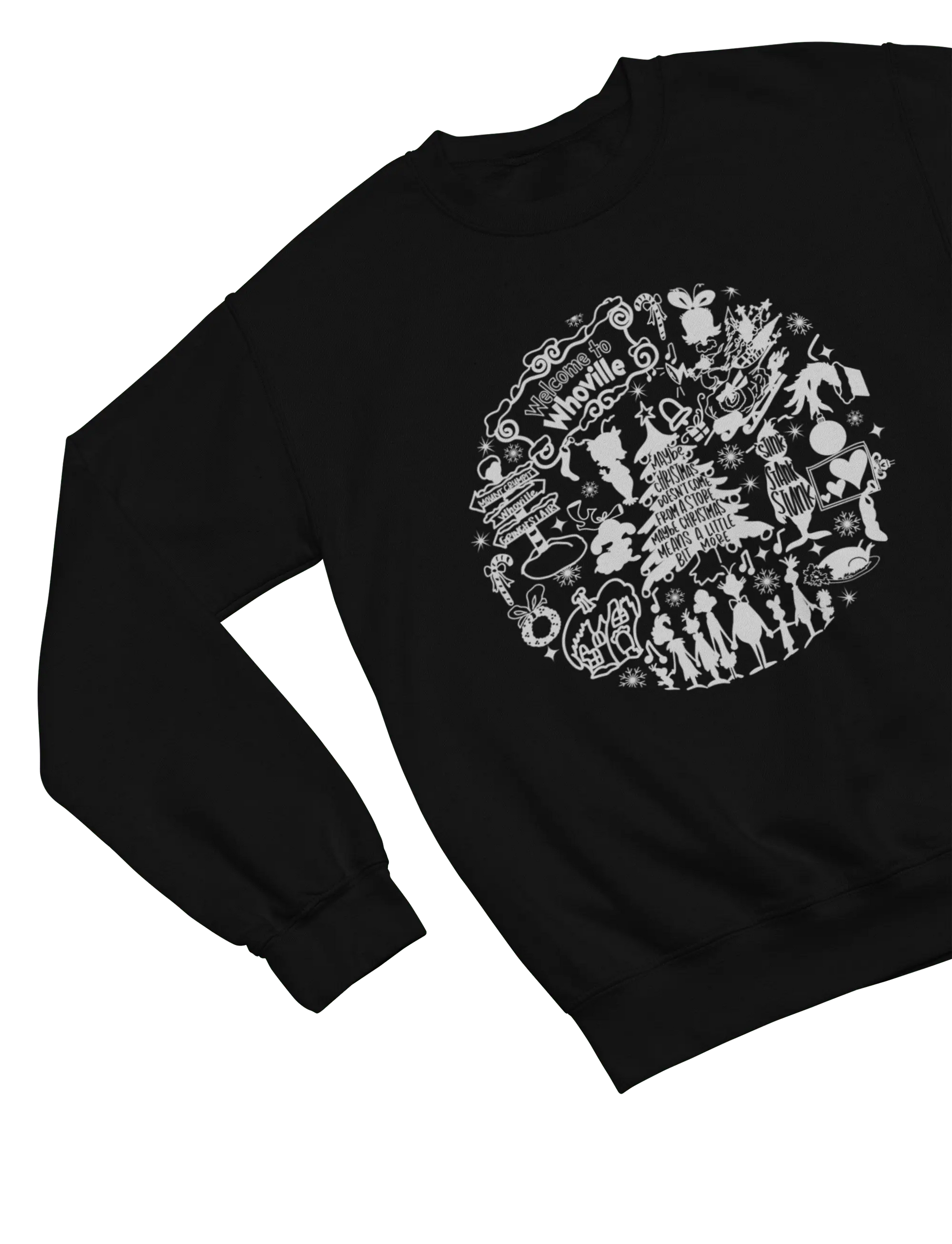 Clothing Whoville Christmas Sweatshirt & T-Shirt | Funny Grinch Inspired Design Poster Kingz