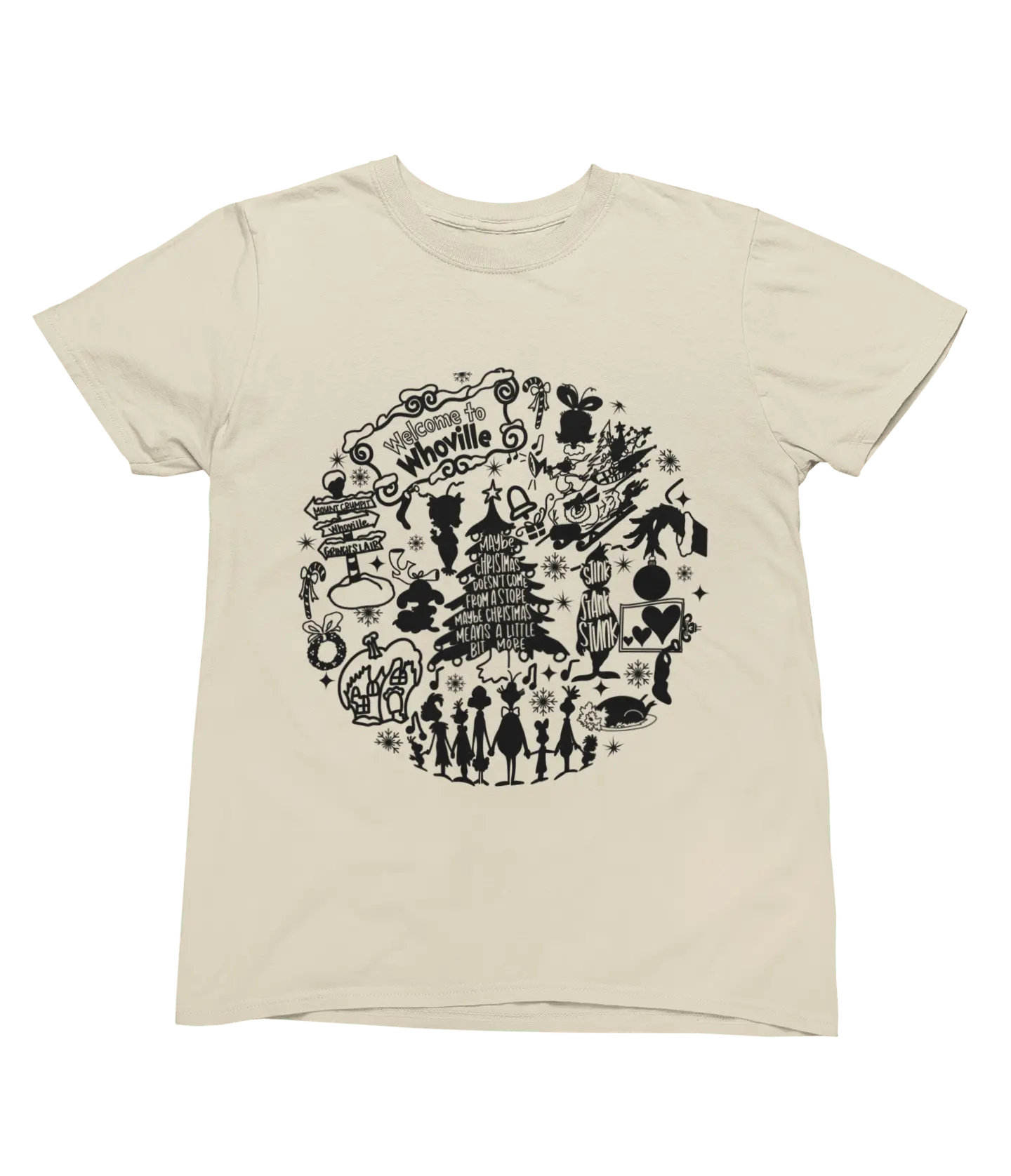 Clothing Whoville Christmas Sweatshirt & T-Shirt | Funny Grinch Inspired Design Poster Kingz