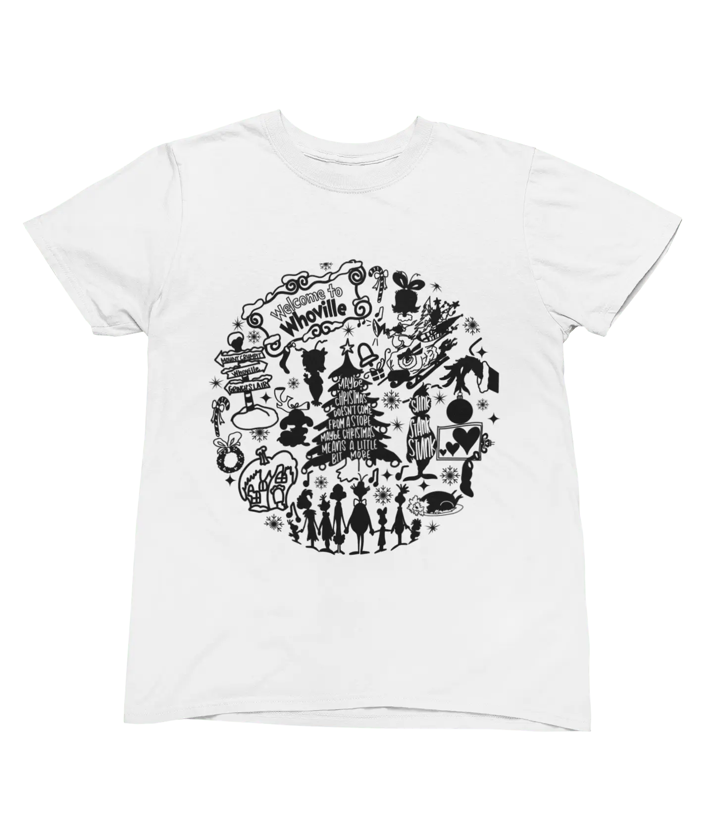 Clothing Whoville Christmas Sweatshirt & T-Shirt | Funny Grinch Inspired Design Poster Kingz