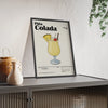 Cocktail Poster Piña Colada Cocktail Poster – Tropical Drink Wall Art – Framed or Unframed Poster Kingz