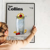 Cocktail Poster Tom Collins Cocktail Poster – Classic Drink Wall Art – Bar Decor Print Poster Kingz