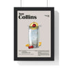 Cocktail Poster Tom Collins Cocktail Poster – Classic Drink Wall Art – Bar Decor Print Poster Kingz