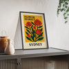Flower Market Flower Market Sydney Poster | Vintage Botanical Wall Art Poster Kingz