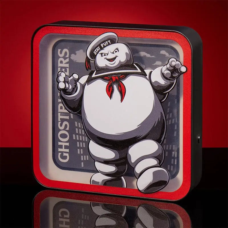 Ghostbusters Stay Puft Lamp – Official Perspex Desk & Wall Light Poster Kingz