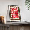 Home Sweet Home Poster | Bold Leopard Print Wall Art Poster Kingz