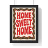Home Sweet Home Poster | Bold Leopard Print Wall Art Poster Kingz