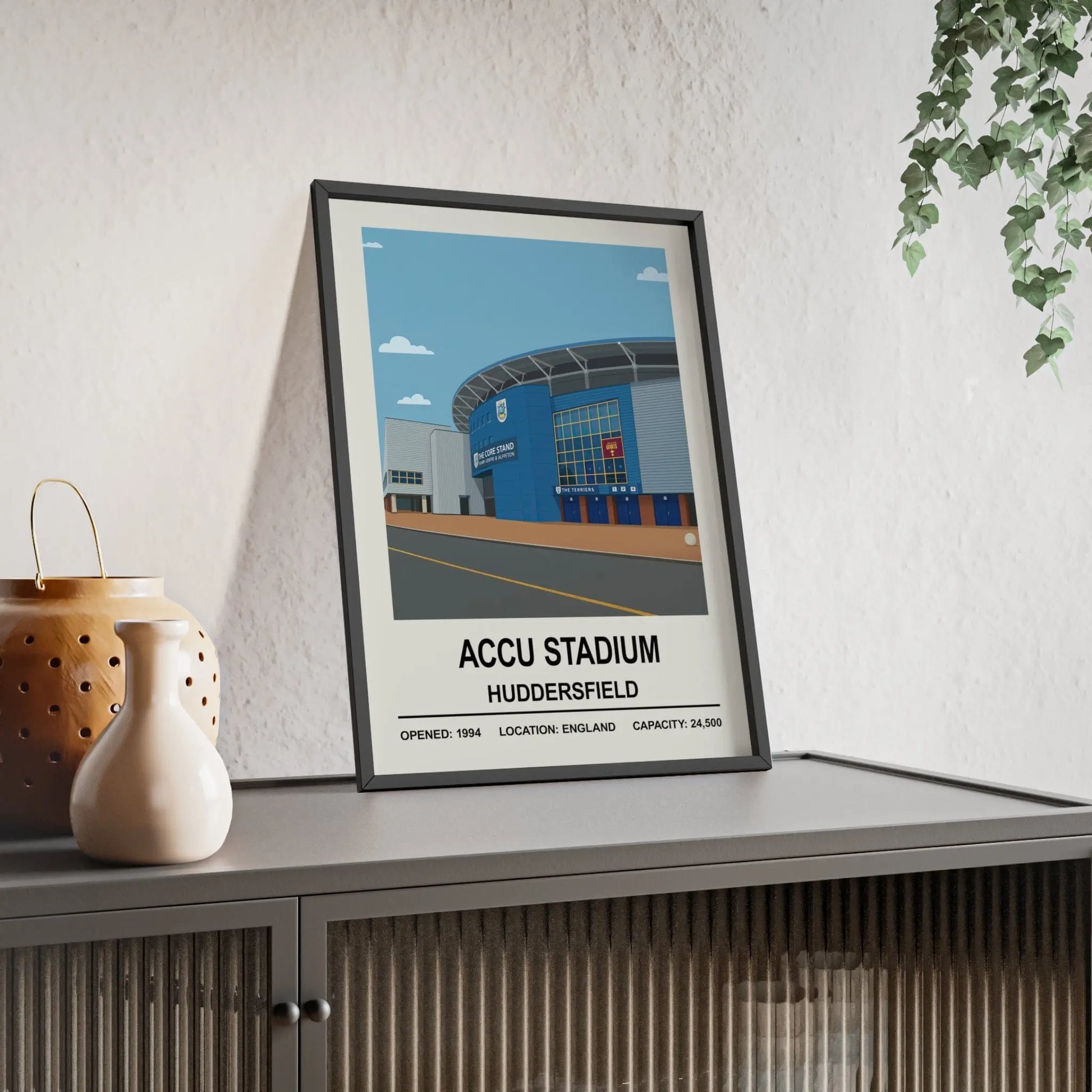 Iconic Grounds Accu Stadium Huddersfield Town Print Poster Kingz