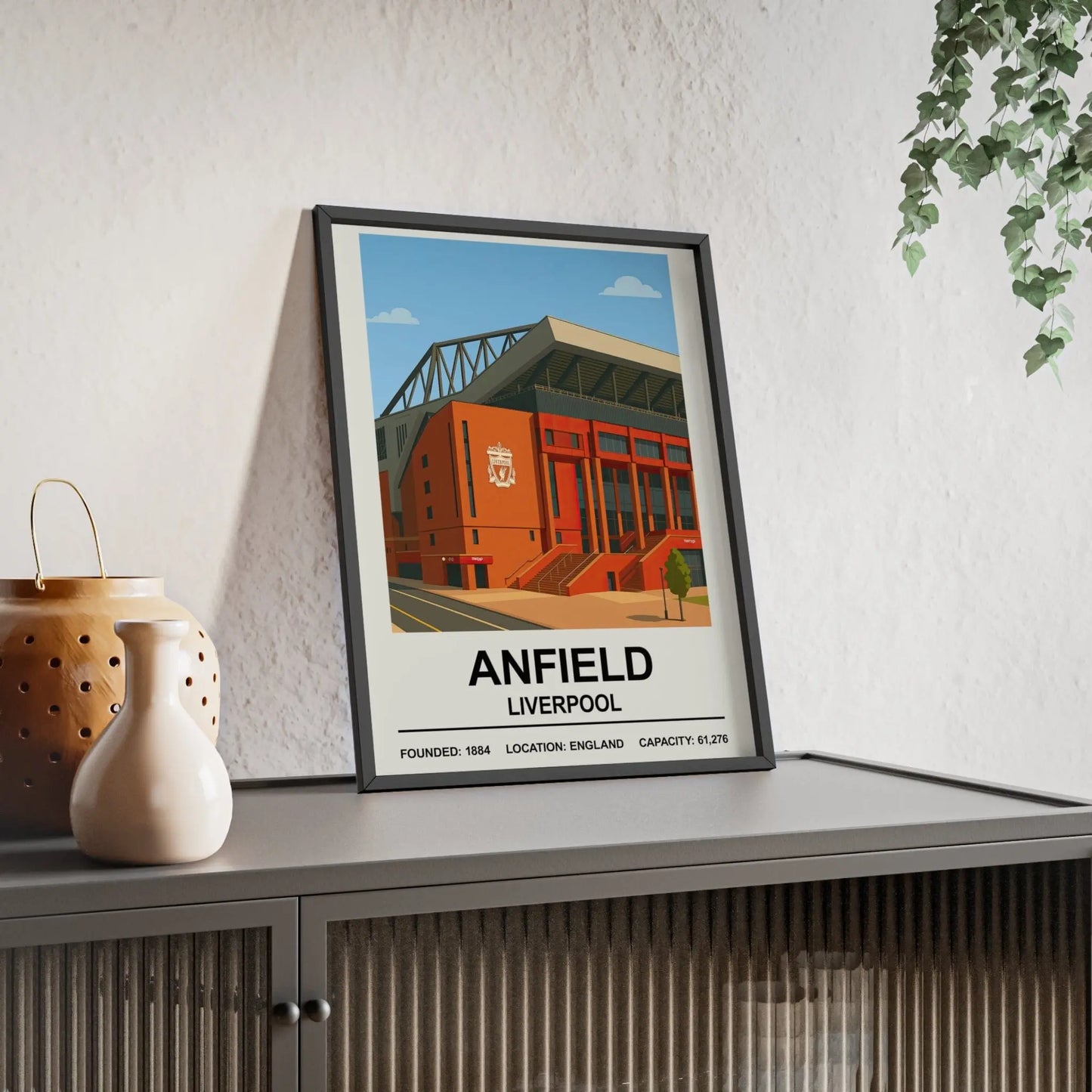 Iconic Grounds Anfield Stadium Poster Print | Iconic Wall Art Poster Kingz