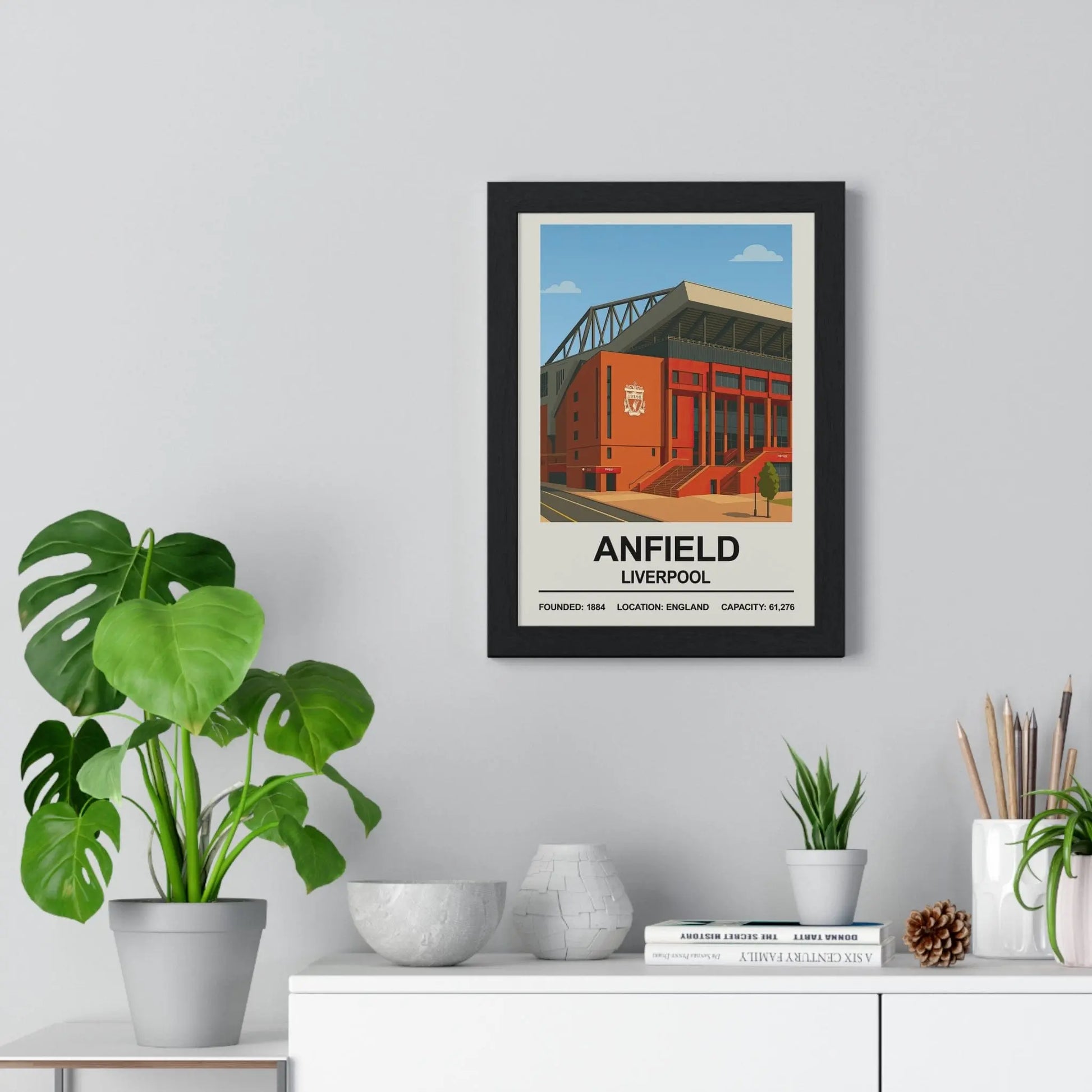 Iconic Grounds Anfield Stadium Poster Print | Iconic Wall Art Poster Kingz