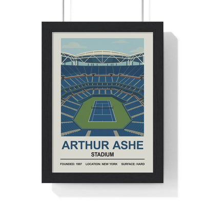 Iconic Grounds Arthur Ashe Stadium Poster Print | Iconic Wall Art Poster Kingz