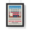 Iconic Grounds Bet365 Stadium Poster Print | Stoke City Wall Art Poster Kingz