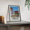 Illustration of Grimsby Town’s Blundell Park home decor print