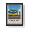 Norwich Carrow Road stadium print wall art