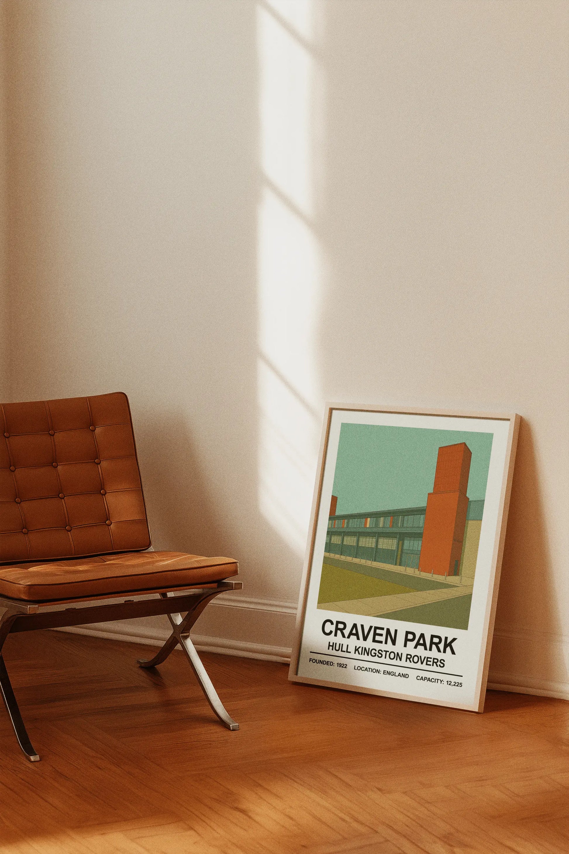 Iconic Grounds Craven Park Stadium Poster Print | Hull Kingston Rovers Wall Art Poster Kingz