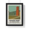 Iconic Grounds Craven Park Stadium Poster Print | Hull Kingston Rovers Wall Art Poster Kingz