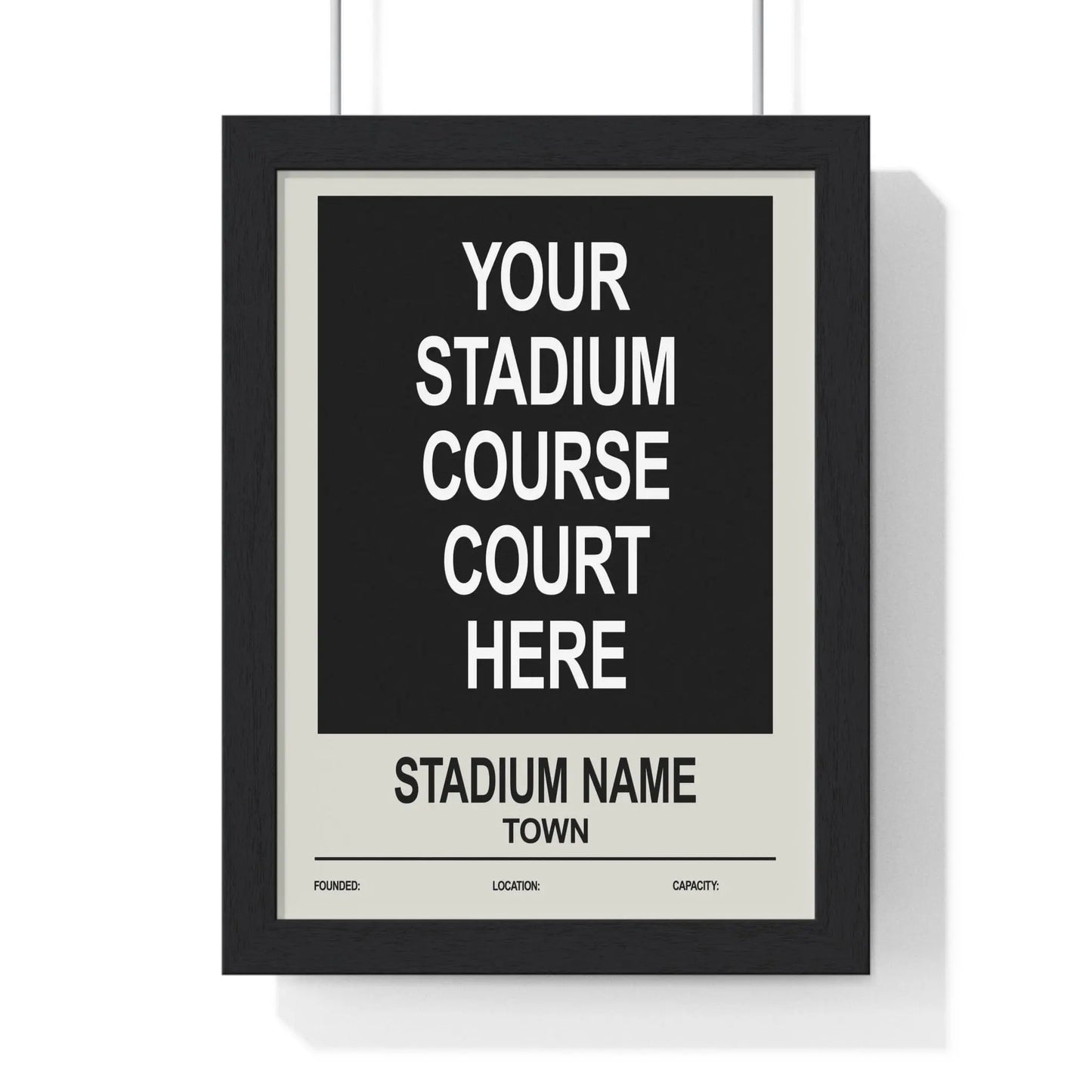 Iconic Grounds Custom Vintage-Style Stadium Poster Print | Iconic Wall Art Poster Kingz