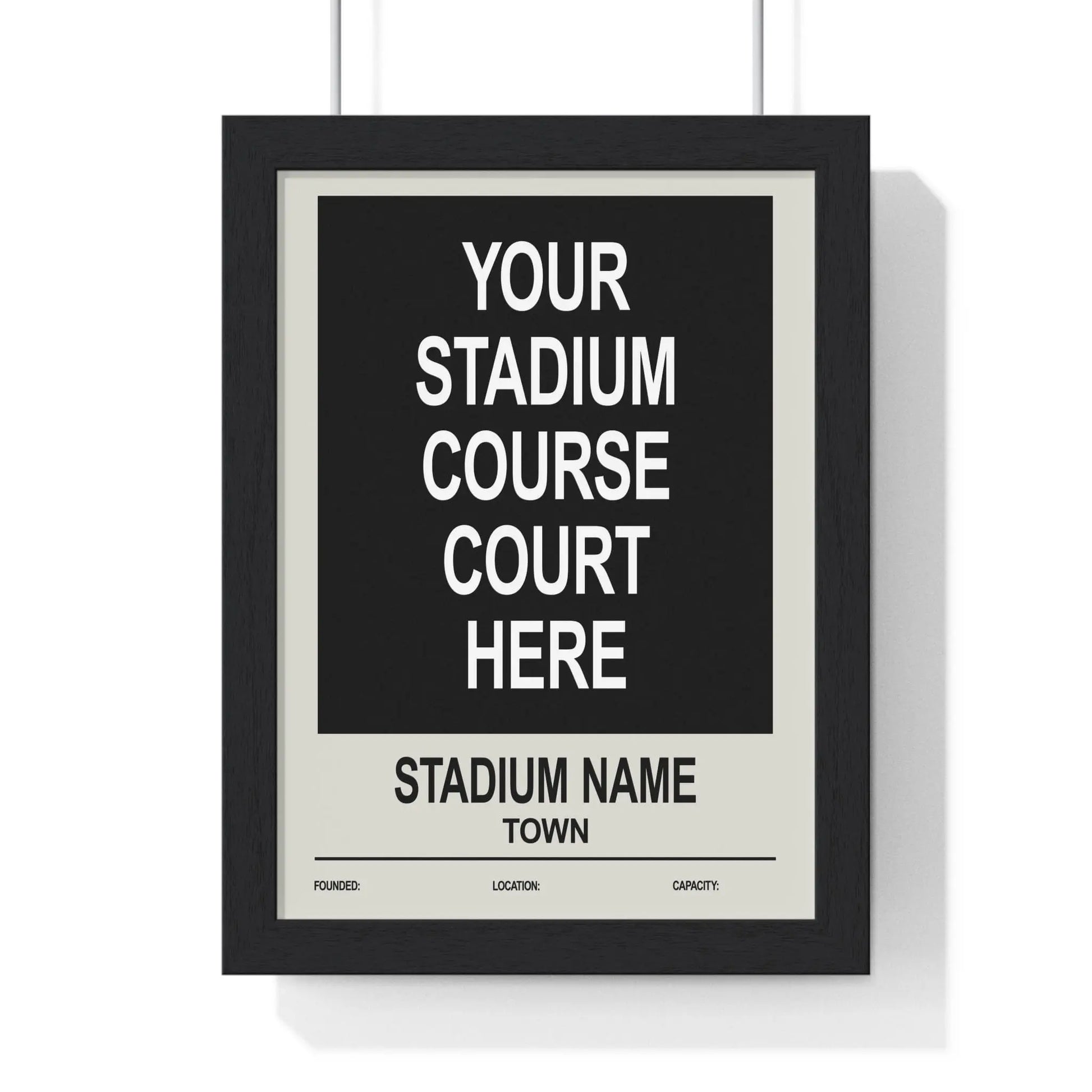 Iconic Grounds Custom Vintage-Style Stadium Poster Print | Iconic Wall Art Poster Kingz