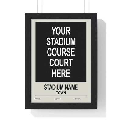 Iconic Grounds Custom Vintage-Style Stadium Poster Print | Iconic Wall Art Poster Kingz