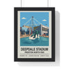Preston North End Deepdale Stadium football wall art print