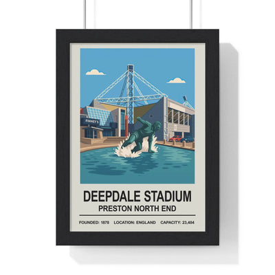 Preston North End Deepdale Stadium football wall art print
