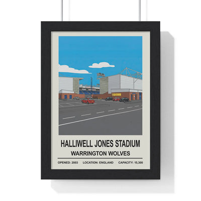 Iconic Grounds Halliwell Jones Stadium Warrington Wolves Print Poster Kingz