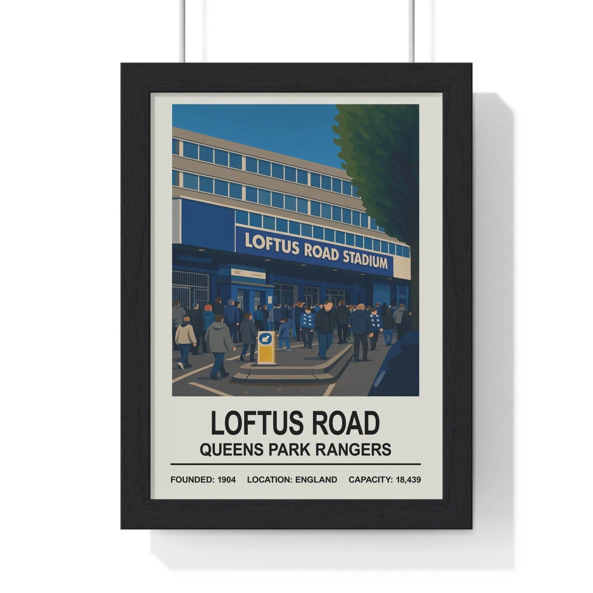 QPR Loftus Road stadium print wall art
