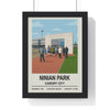 Cardiff City Ninian Park football stadium wall art print