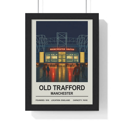 Manchester United Old Trafford stadium wall art print.