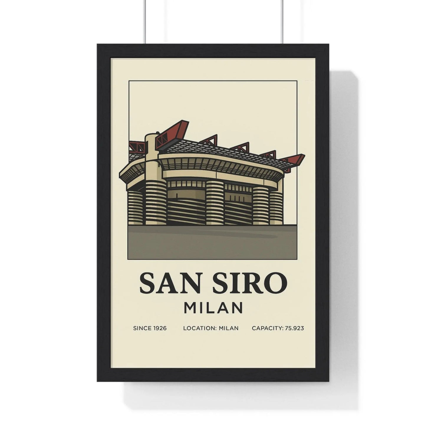Iconic Grounds San Siro – Milan Stadium Poster Print | Iconic Wall Art Poster Kingz