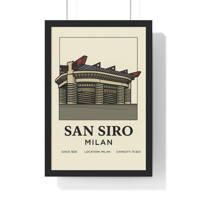 Iconic Grounds San Siro – Milan Stadium Poster Print | Iconic Wall Art Poster Kingz