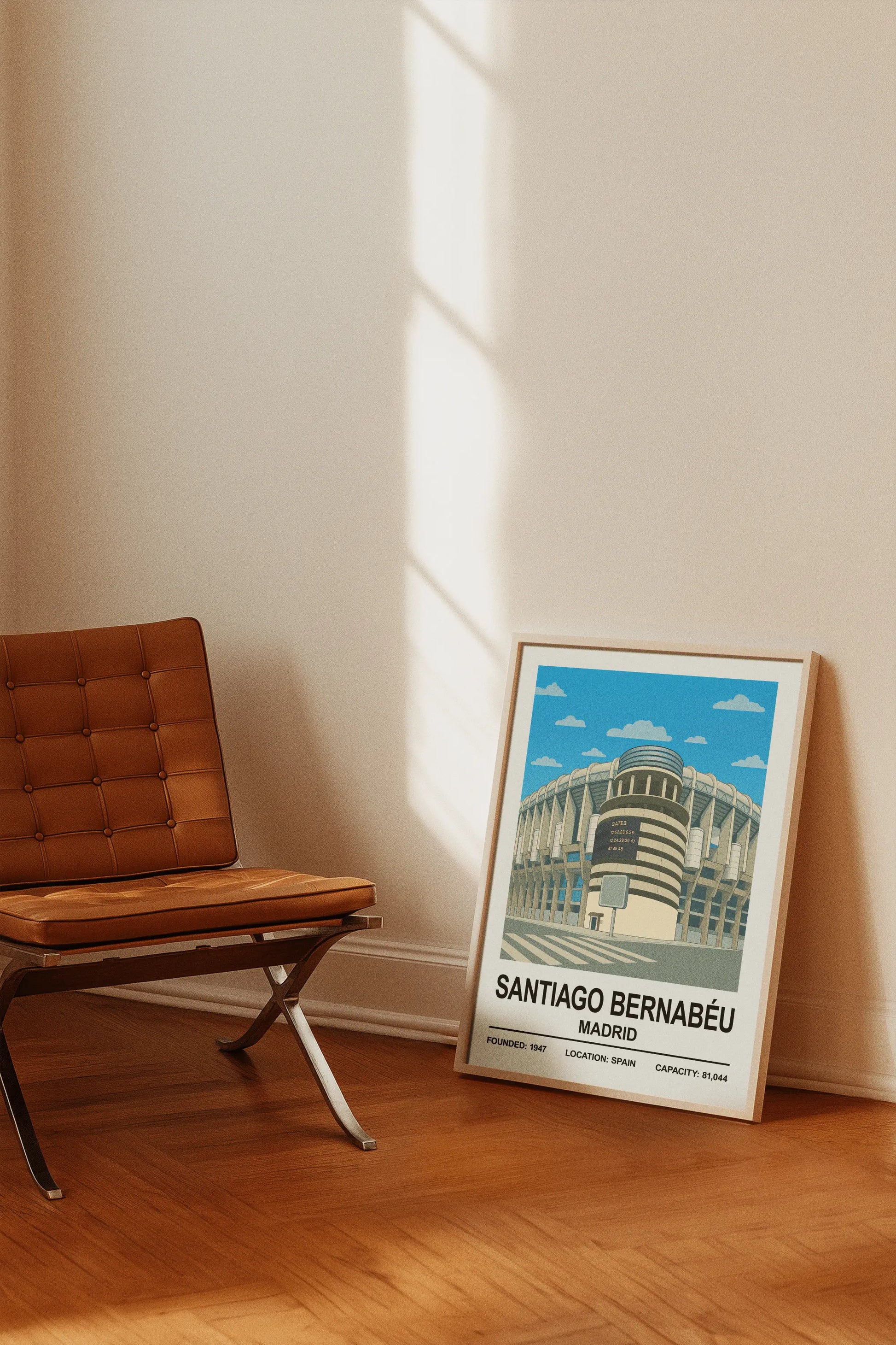 Iconic Grounds Santiago Bernabéu – Real Madrid Stadium Poster Print | Iconic Wall Art Poster Kingz