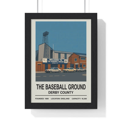 Derby County The Baseball Ground football stadium wall art print
