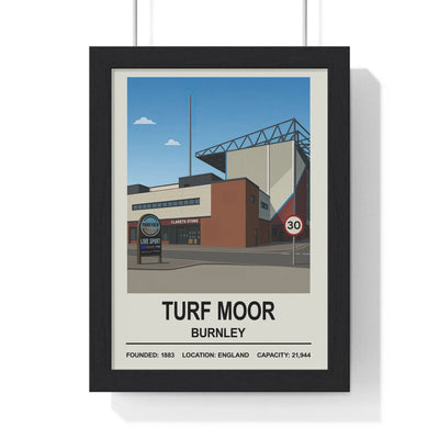 Burnley Turf Moor Stadium football wall art print