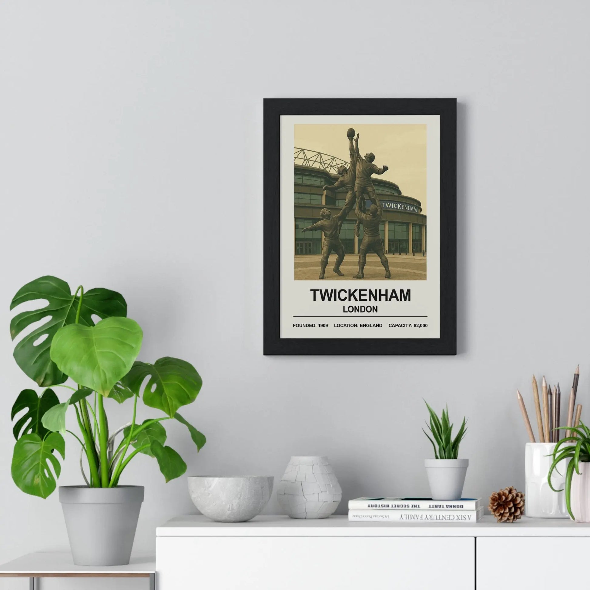 Iconic Grounds Twickenham Stadium Poster Print | Iconic Wall Art Poster Kingz