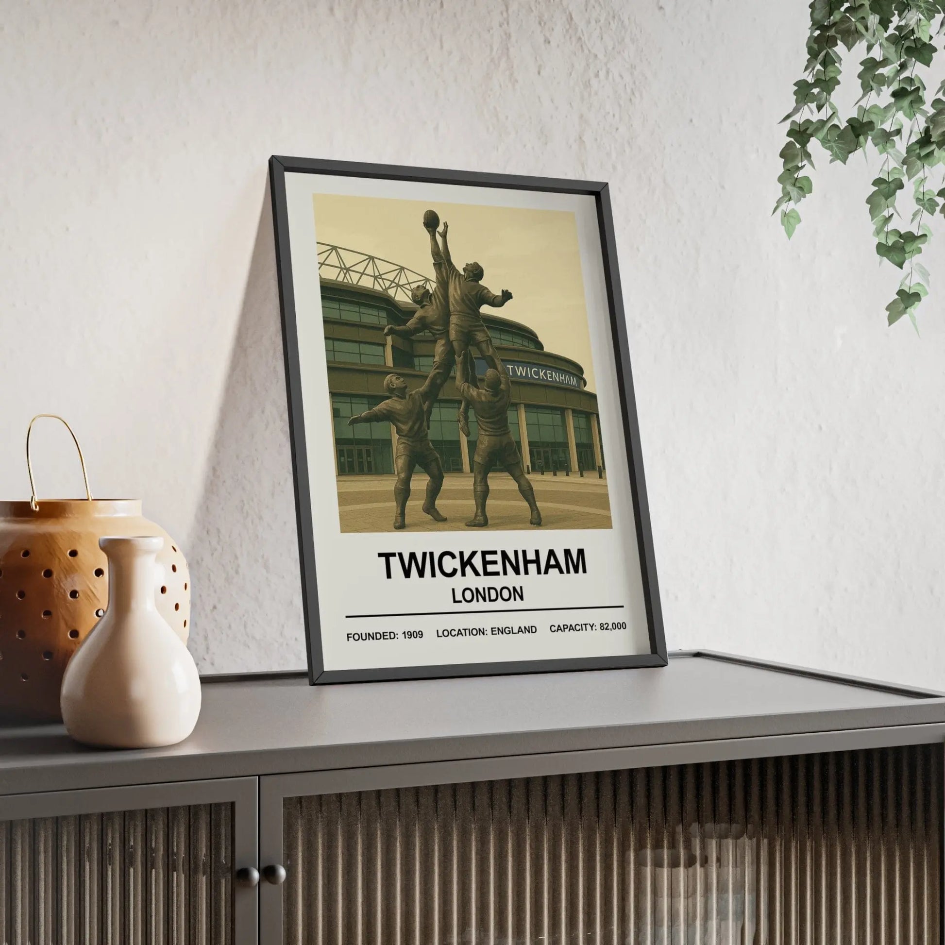 Iconic Grounds Twickenham Stadium Poster Print | Iconic Wall Art Poster Kingz