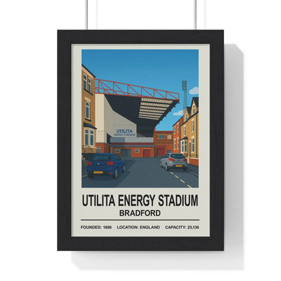 Iconic Grounds Utilita Energy Stadium Bradford Stadium Poster Print | Iconic Wall Art Poster Kingz