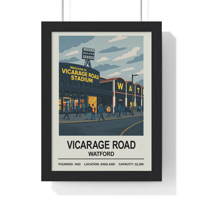 Watford Vicarage Road Stadium football wall art print