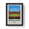 Iconic Grounds Wembley Stadium Poster (Modern) Stadium Poster Print | Iconic Wall Art Poster Kingz