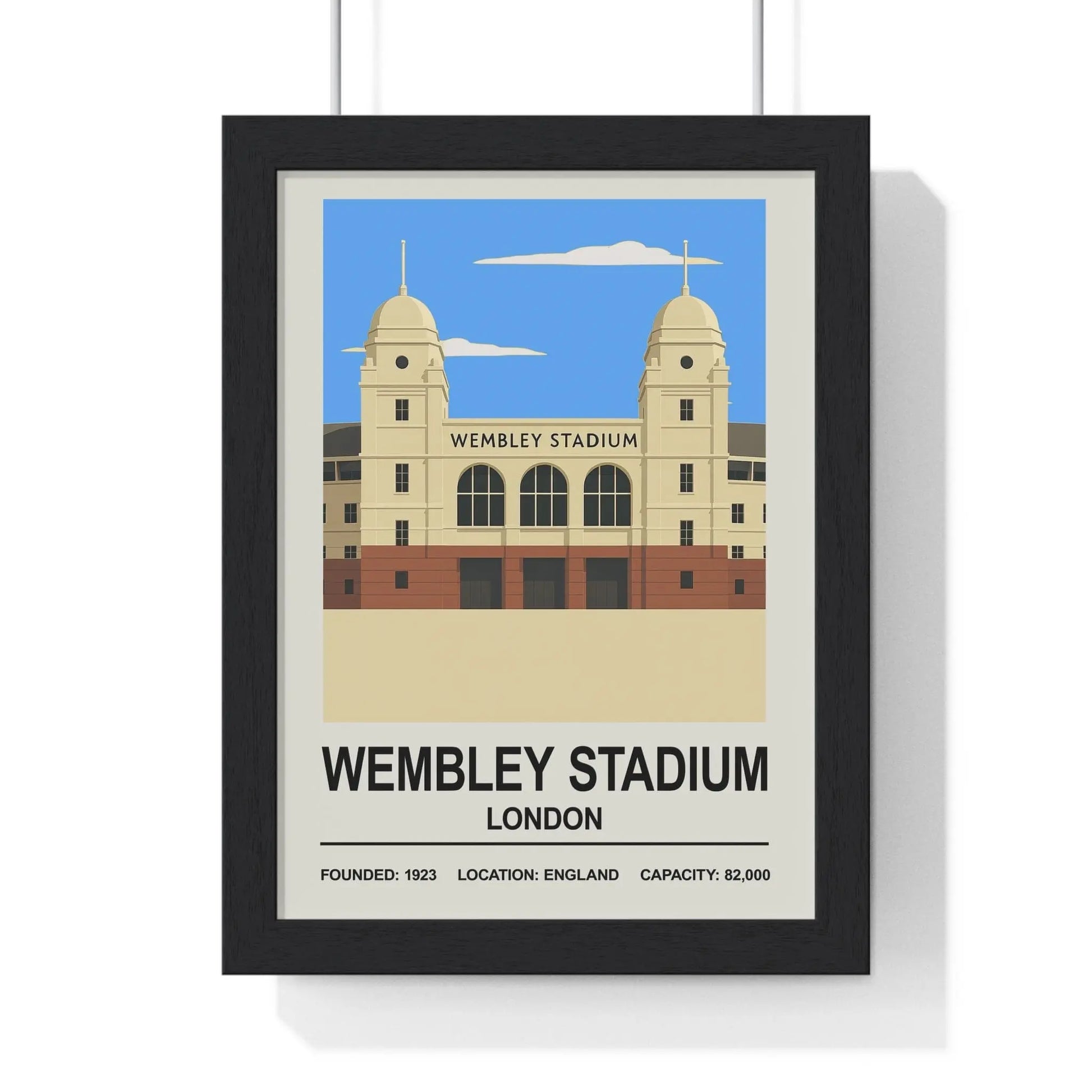 Iconic Grounds Wembley Stadium Poster Print | Iconic Wall Art Poster Kingz