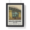 Iconic Grounds West Ham Upton Park & Boleyn Ground Stadium Poster Print | Iconic Wall Art Poster Kingz