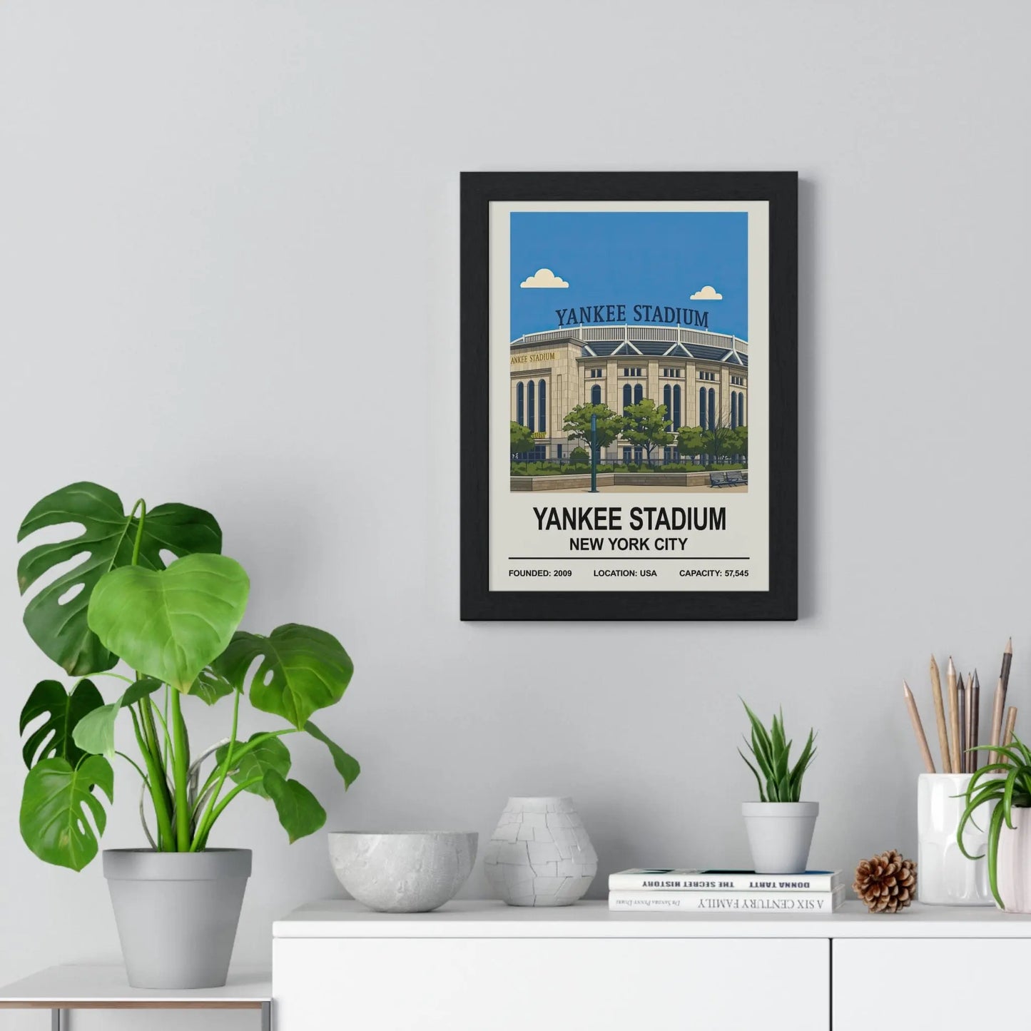 Yankee Stadium artwork print for New York Yankees fans