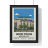 New York Yankee Stadium baseball wall art print