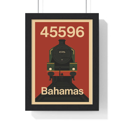 Iconic Train 45596 Bahamas Steam Train Poster – Heritage Railway Wall Art Print Poster Kingz