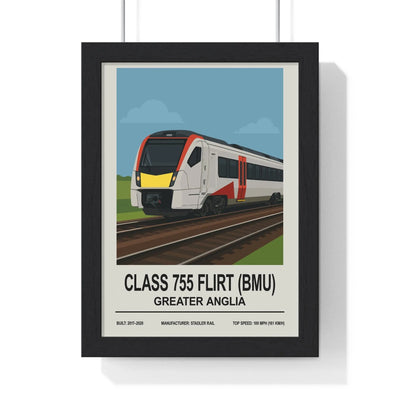 Iconic Train British Rail Class 755 Poster – Modern Train Wall Art Poster Kingz