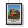 Iconic Train Class 158 Sprinter Poster | British Rail Diesel Multiple Unit Wall Art Poster Kingz