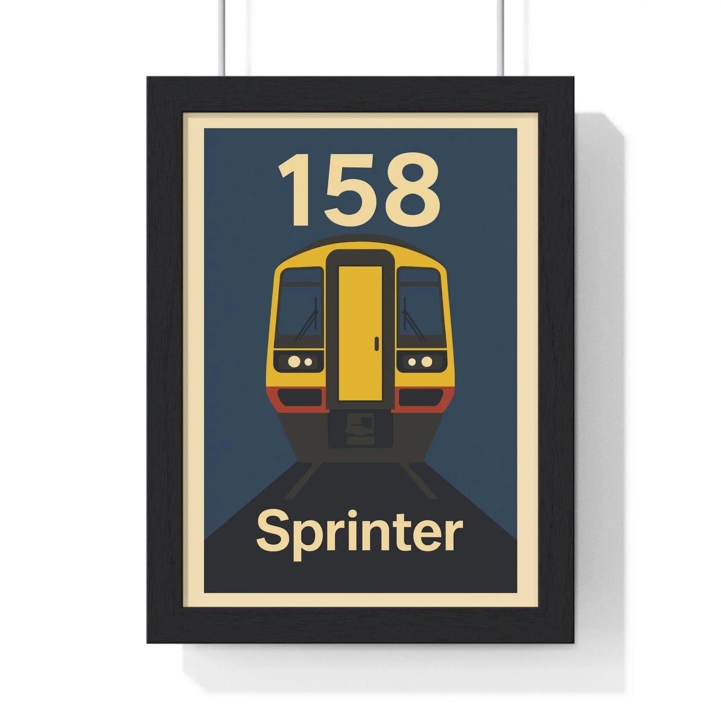 Iconic Train Class 158 Sprinter Train Poster – Regional Railways Wall Art Print Poster Kingz
