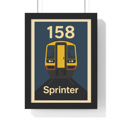 Iconic Train Class 158 Sprinter Train Poster – Regional Railways Wall Art Print Poster Kingz