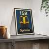 Iconic Train Class 158 Sprinter Train Poster – Regional Railways Wall Art Print Poster Kingz
