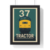 Iconic Train Class 37 Tractor Train Poster – Vintage Diesel Locomotive Railway Art Poster Kingz